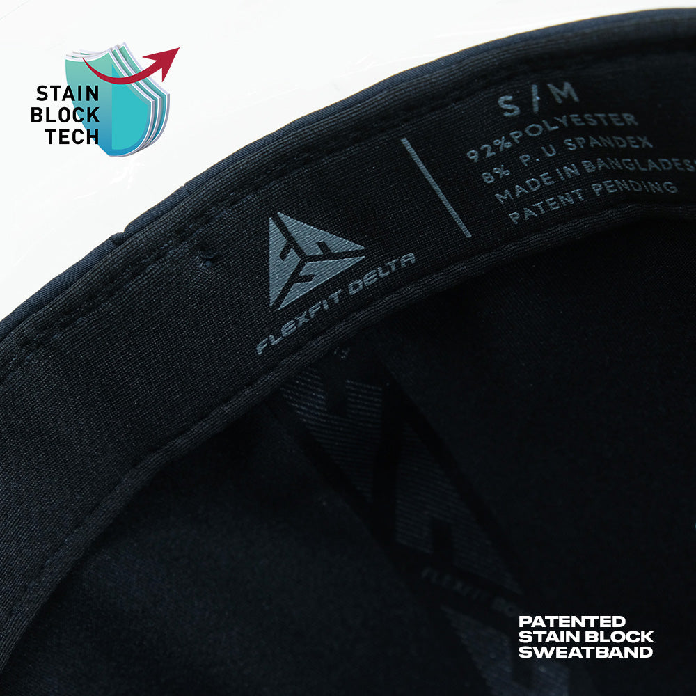 Flexfit Delta® Fitted Cap (Black)
