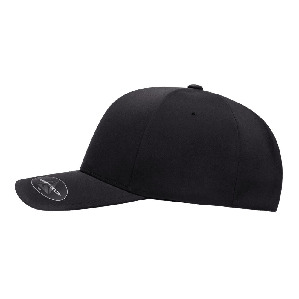 Flexfit Delta® Fitted Cap (Black)