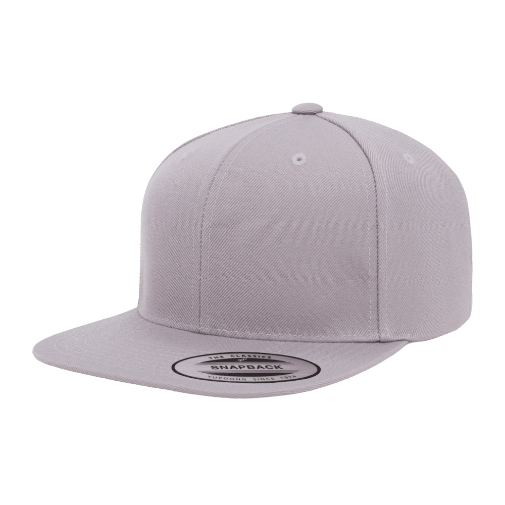 YP Classics® Premium Snapback Cap 6089M (Silver)